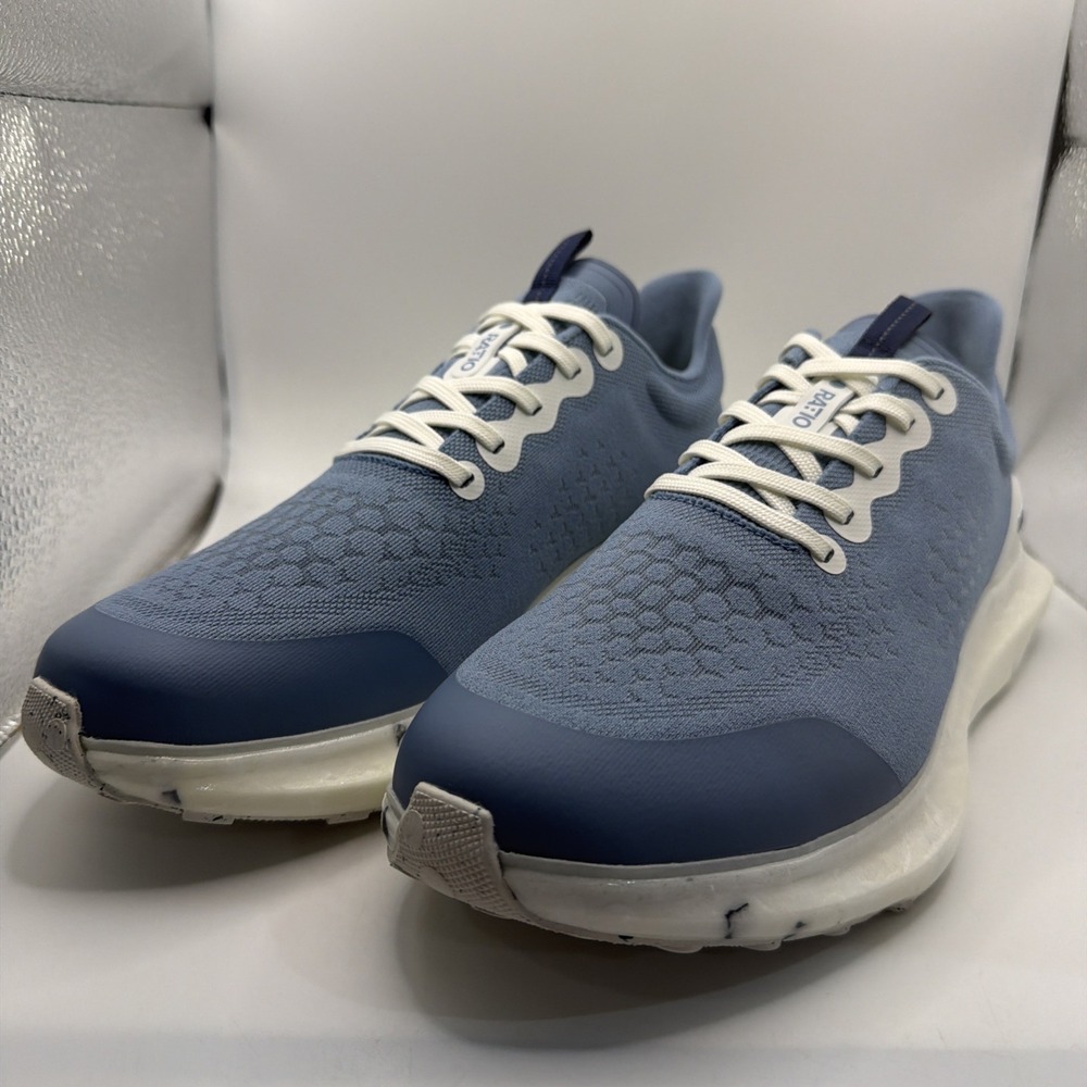 RATIO CAMINO:01 Blue Bird Purity White Grey‎ Dawn Low Top Sneaker Men's 11. New